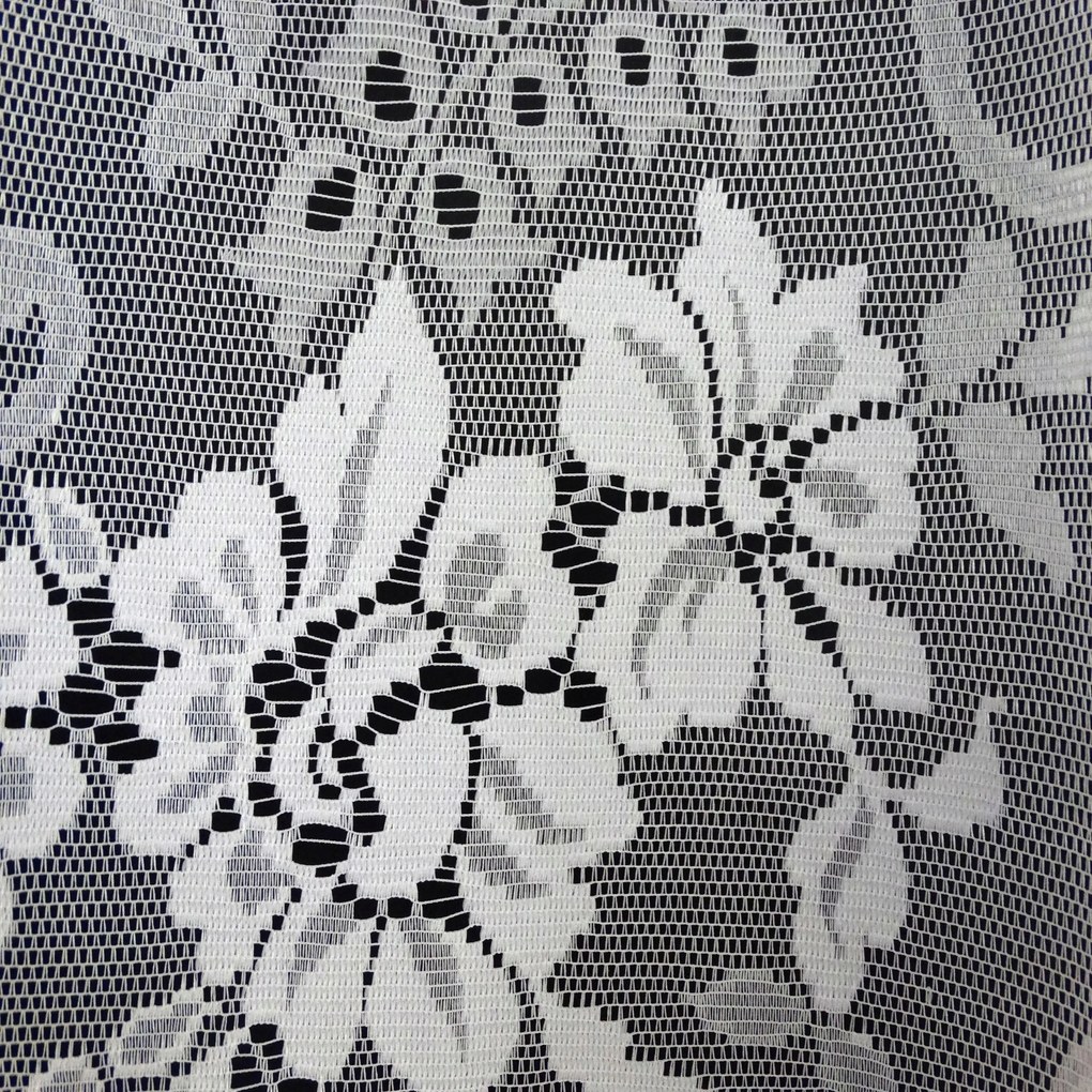 Mg Függöny 661/28 Fehér 200x205cm készre szerelve K alagúttal