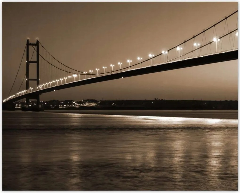 Poszterek 50x40 Szépia stílusú fotó híd