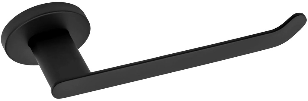 Falra szerelhető wc papír tartó Black 322186