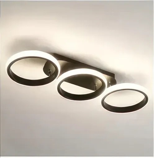 LED dimmelhető mennyezeti lámpa LED/30W/230V 3000-6500K fekete Wi-Fi Tuya + távirányító