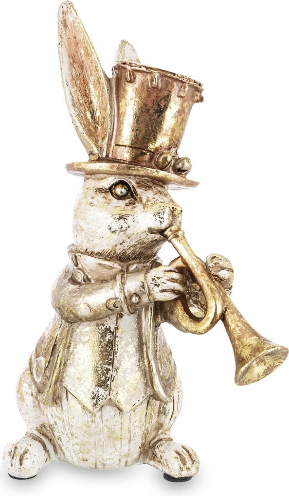 Pierrot figura Nyuszi Húsvét Trombita Dekoráció Ajándék