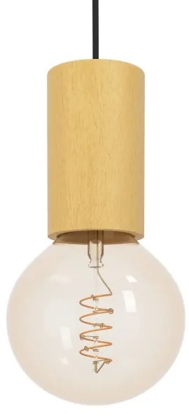 Eglo 900801 - Csillár zsinóron POZUETA 1xE27/40W/230V barna