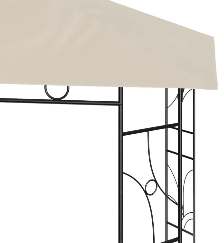 krémszínű pavilon 3 x 3 x 2,7 m 160 g/m²