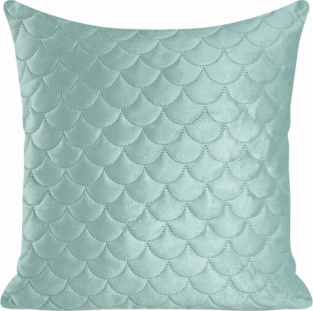 Mentazöld díszpárnahuzat 40×40 cm – friss nappali és hálószoba