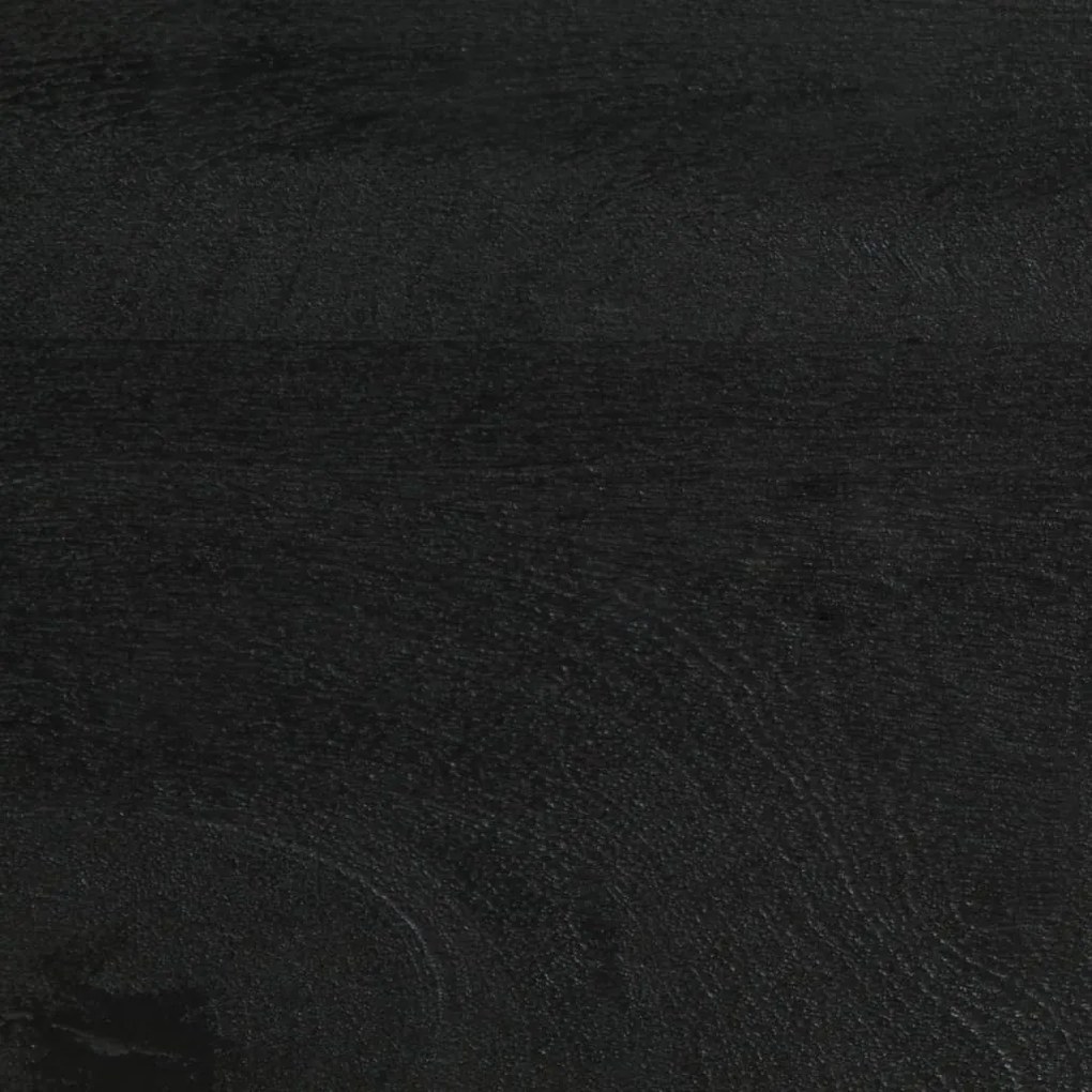fekete szerelt fa TV-szekrény 100 x 33 x 46 cm