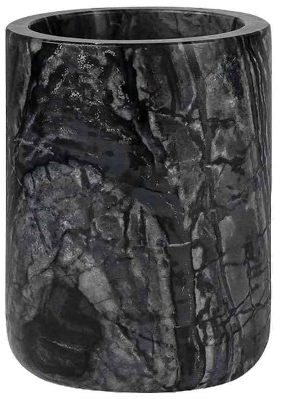 Fekete márvány fogkefetartó pohár Marble – Mette Ditmer Denmark