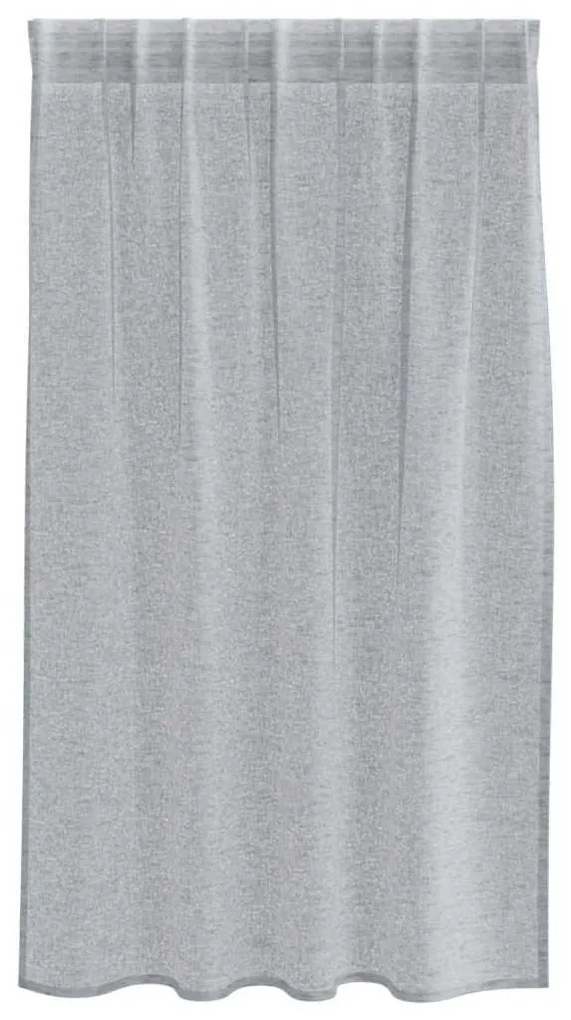 Függönyök függönyökkel 2 pcs Sötétszürke 140x140cm Poliészter