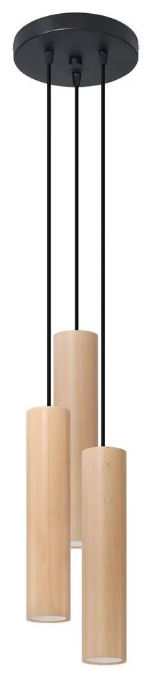 Sollux SL.1012 - Csillár zsinóron LINO 3xGU10/40W/230V