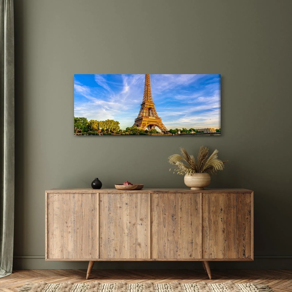 Kép - Eiffel-torony (120x50 cm)