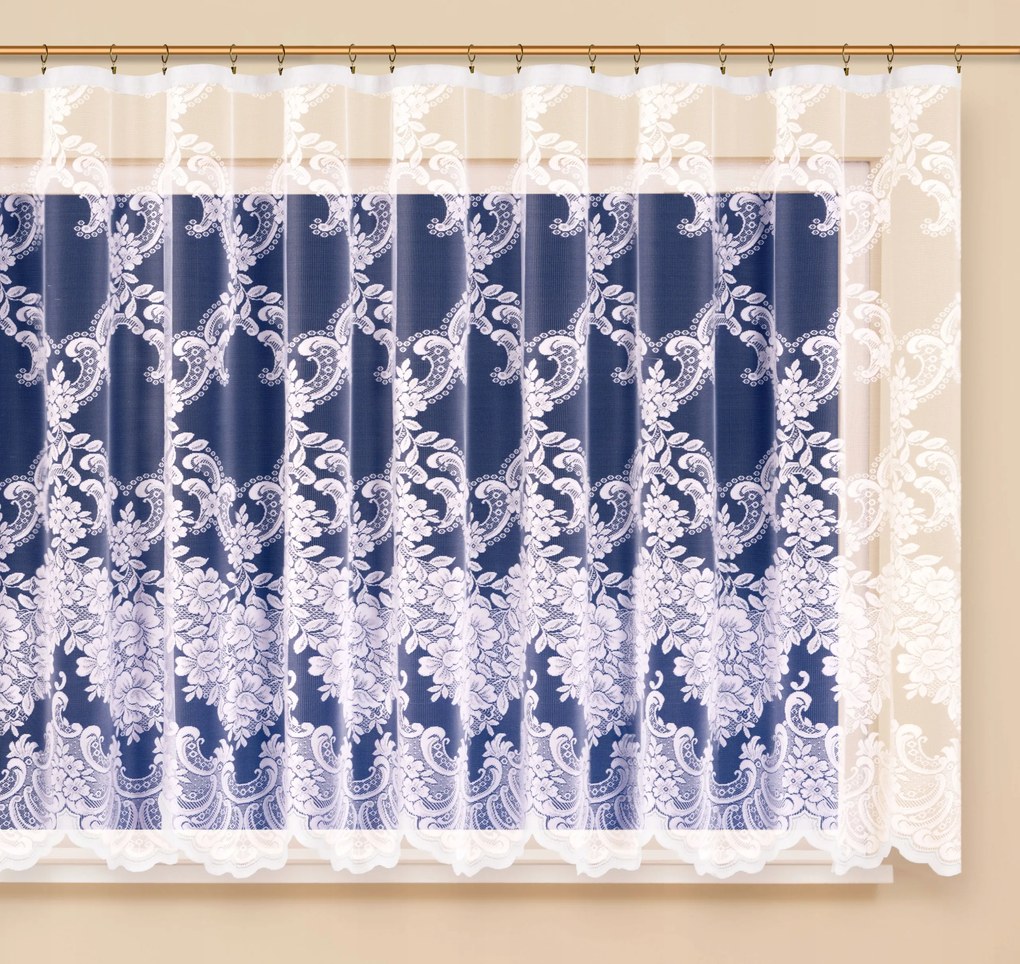 Mg Függöny Jacquard 3701 Fehér 350x160 kész Bt