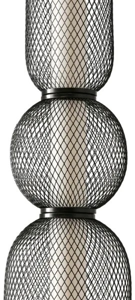 PUMA LED függőlámpa kábelen, 15W/230V, átm. 14 cm, fekete