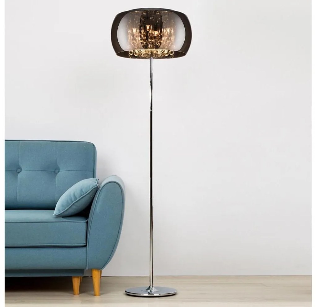 Zuma Line F0076-04A-F4FZ - Kristály állólámpa CRYSTAL 4xG9/42W/230V