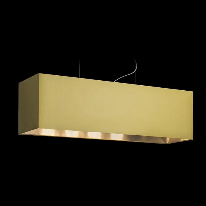 RENDL LOPE 80/23 lámpabúra Chintz oliva/ezüst fólia max. 23W