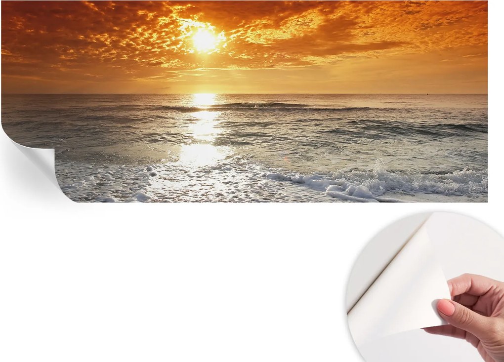 Design fali fotótapéta Öntapadós Óceán hullámok 250x104 cm