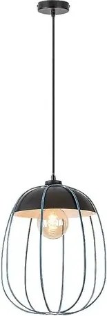 Rabalux svens függeszték e27 ip20 matt fekete kék