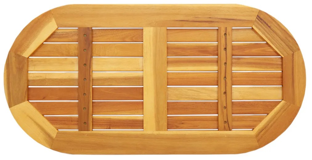 Asztallap 90x45x2,2 cm Ovális Tömör Fa Akác