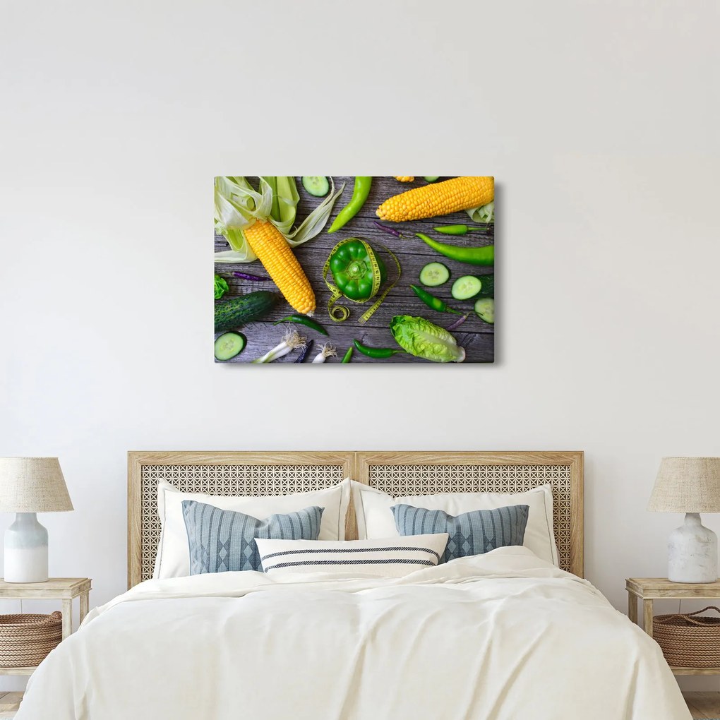 Zöldség képe (90x60 cm)
