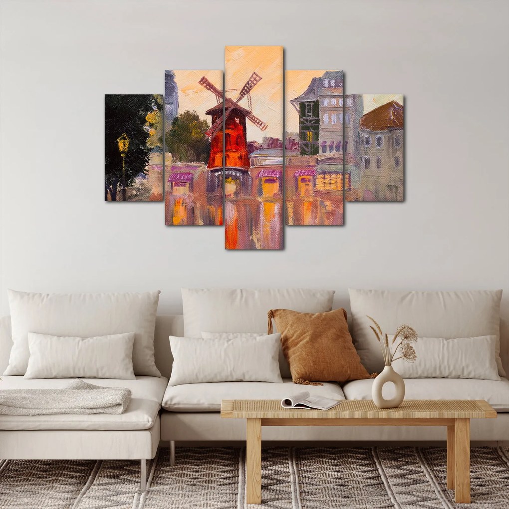 Kép - Moulin rouge, Párizs, Franciaország (150x105 cm)