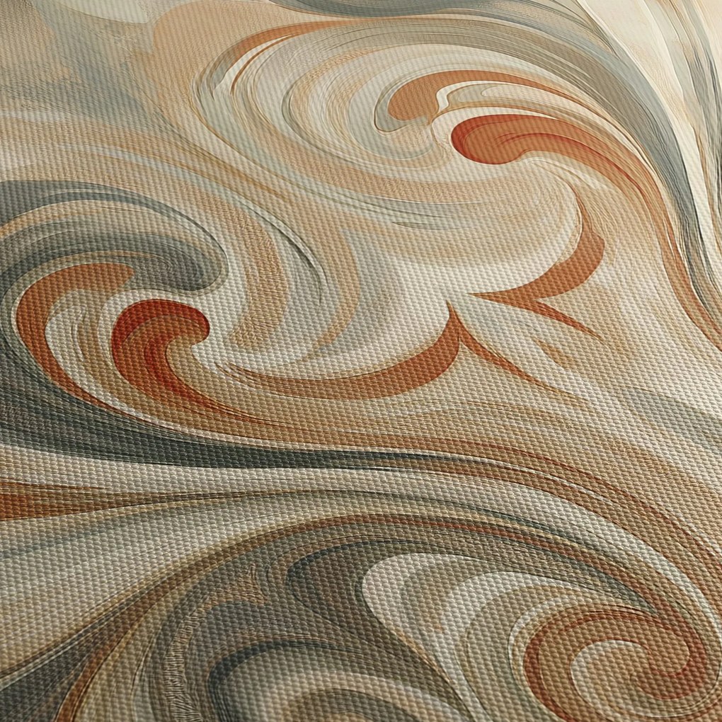 Kép - Örvények földszínekkel (150x105 cm)