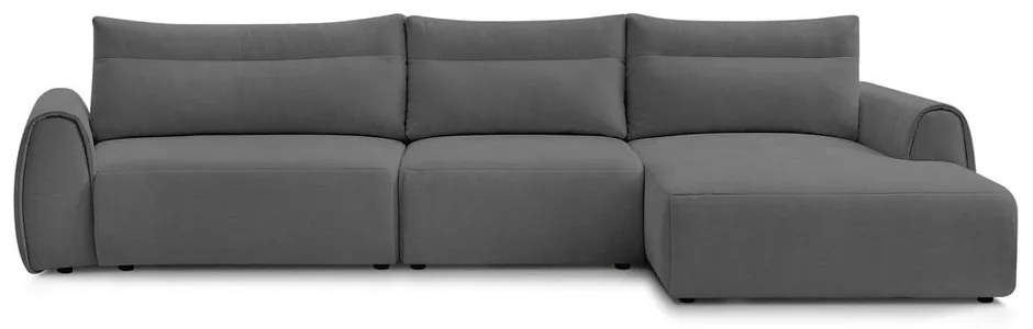 Szürke sarokkanapé Aden – Bobochic Paris