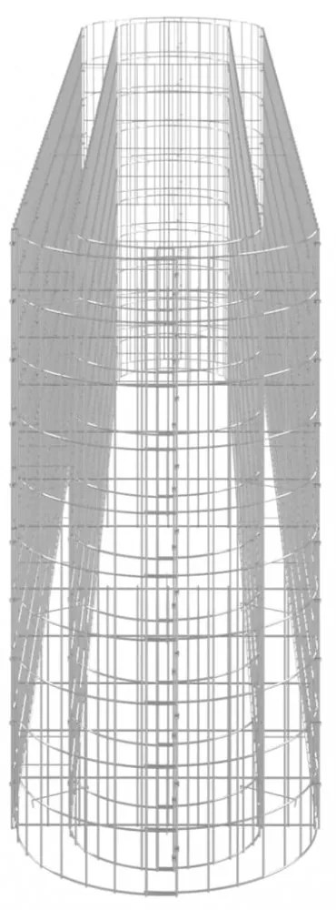 horganyzott vas gabion magaságyás 330x50x100 cm