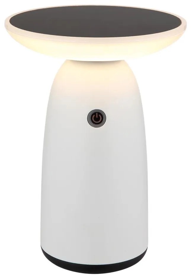Globo 36625W - LED Dimmelhető napelemes érintős lámpa LED/10W/230V IP54 fehér