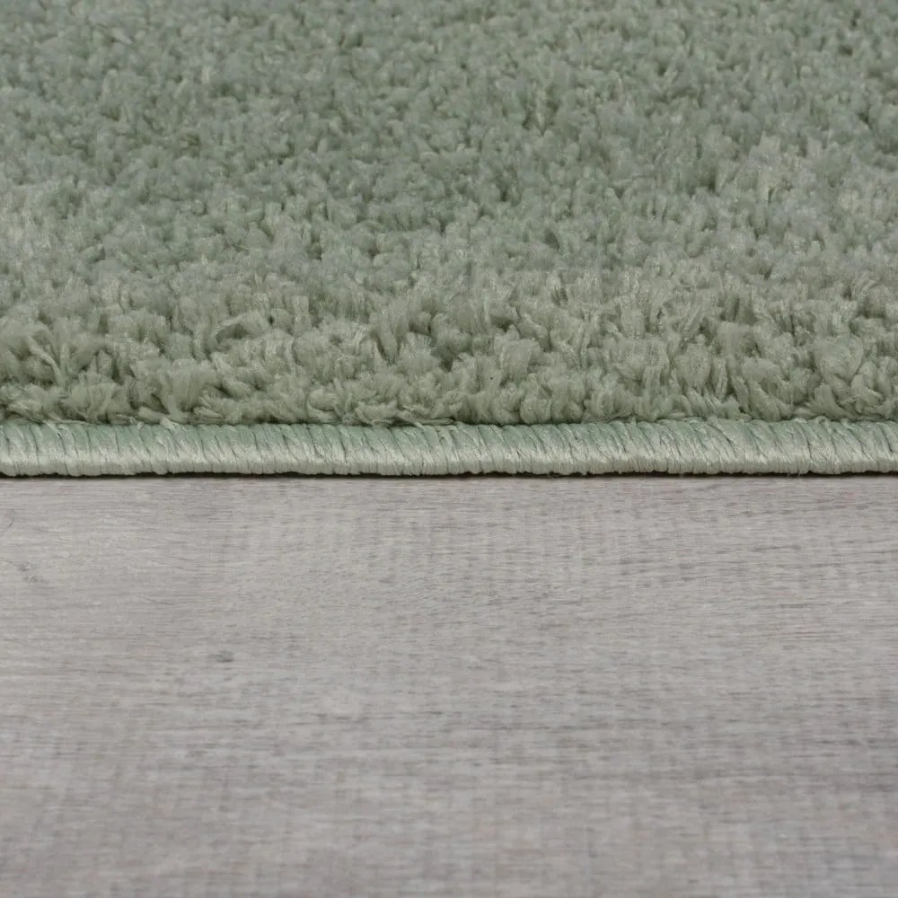 Zöld mosható szőnyeg újrahasznosított szálakból 160x230 cm Fluffy – Flair Rugs