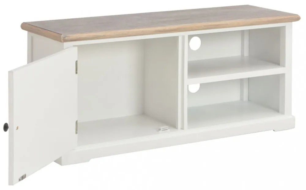fehér fa TV-szekrény 90 x 30 x 40 cm