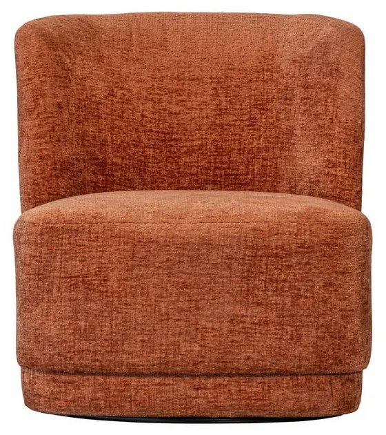 Narancssárga bársony fotel Atty – WOOOD