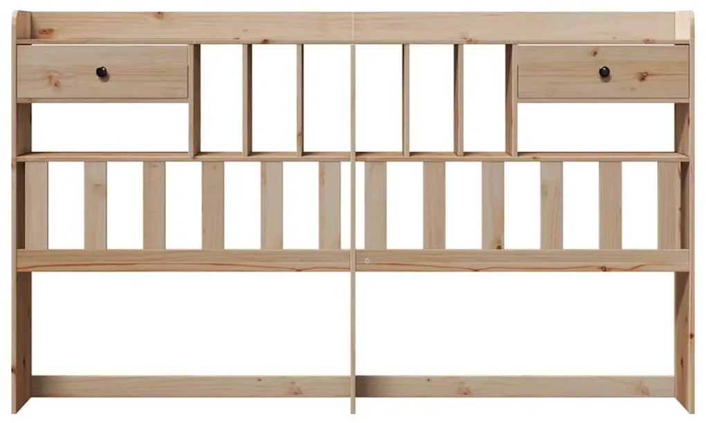 tömör fenyőfa fejtámla tárolóval 180 cm