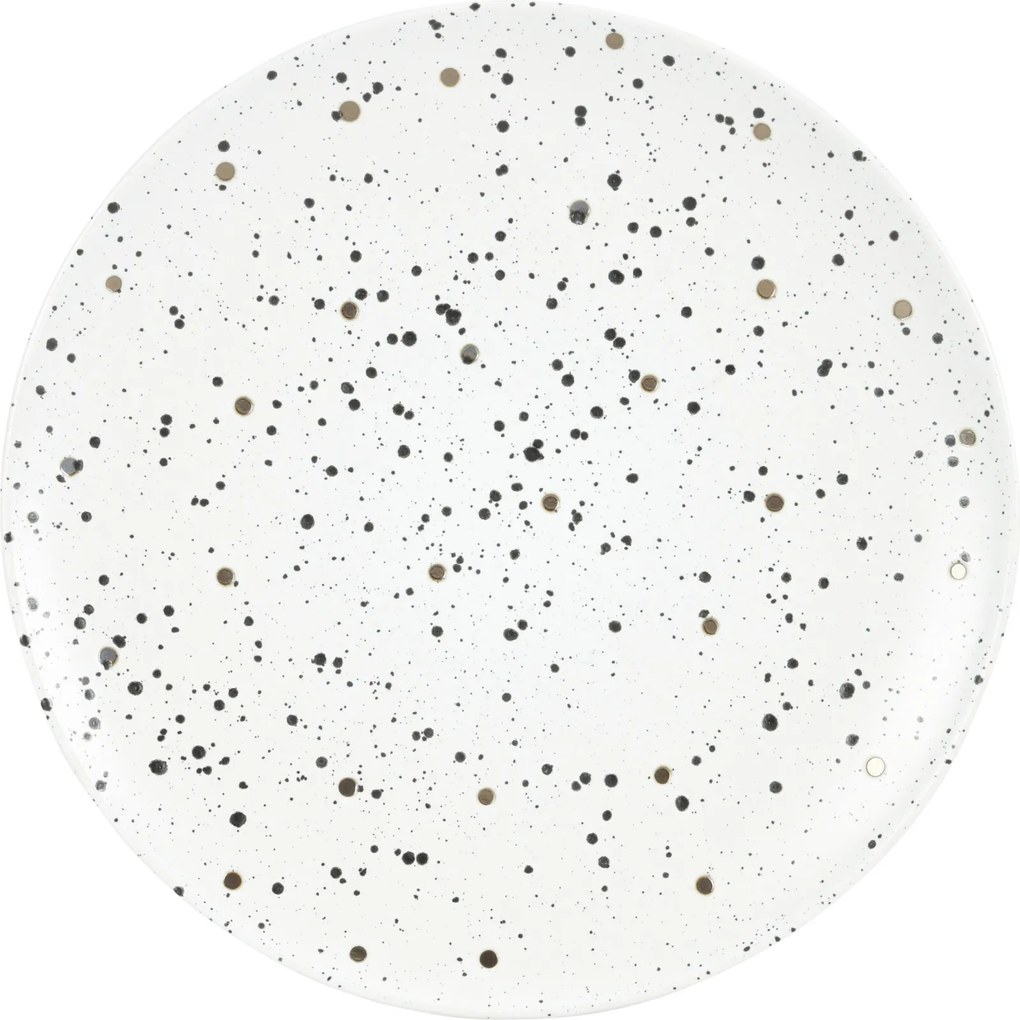 Ebédlő Tányér Csempe Kerámia Dekoratív Tömör Hálós Kollekció 26,5 cm