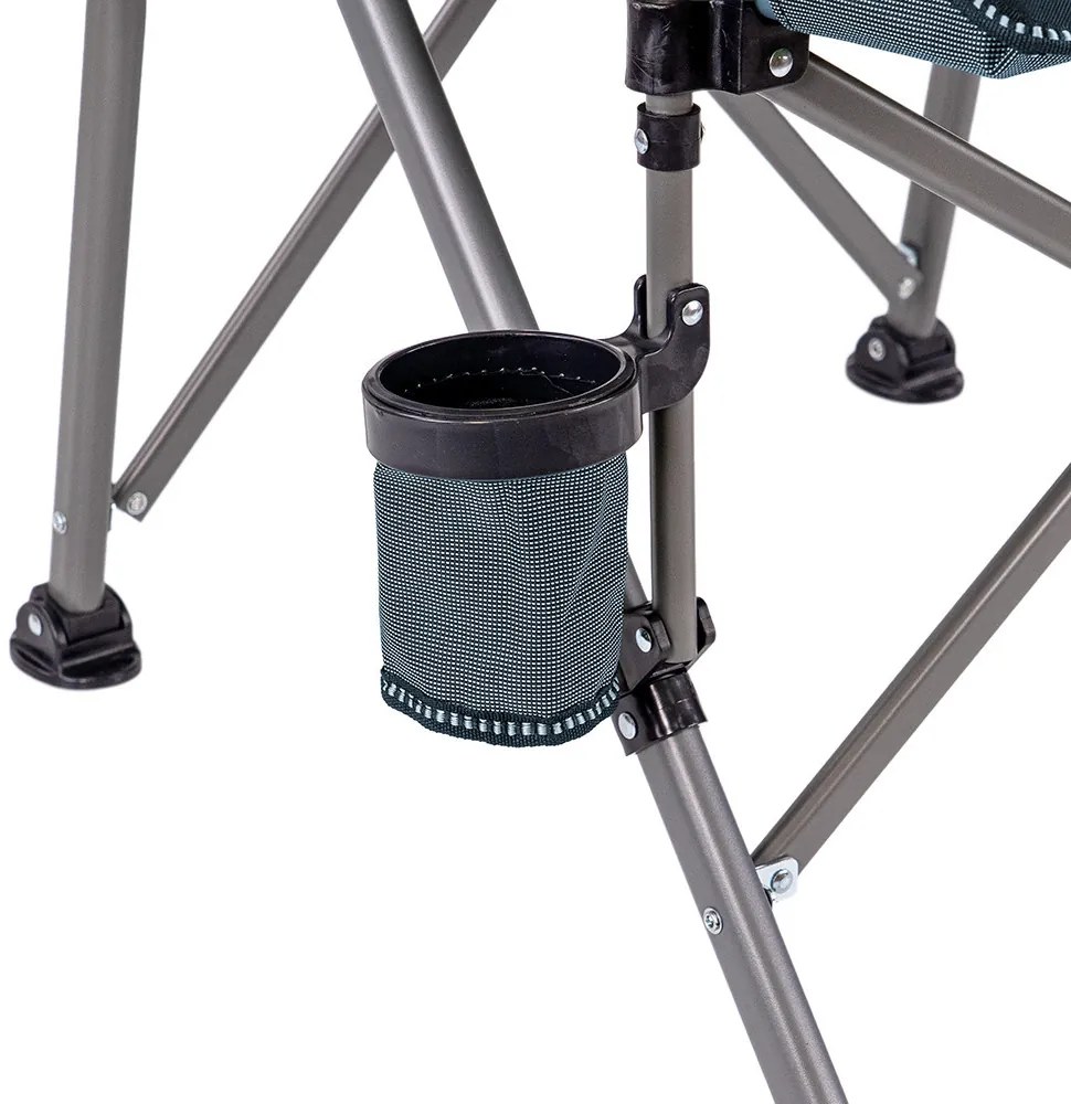 Leziter Comfort karfás horgász szék pohártartóval kék