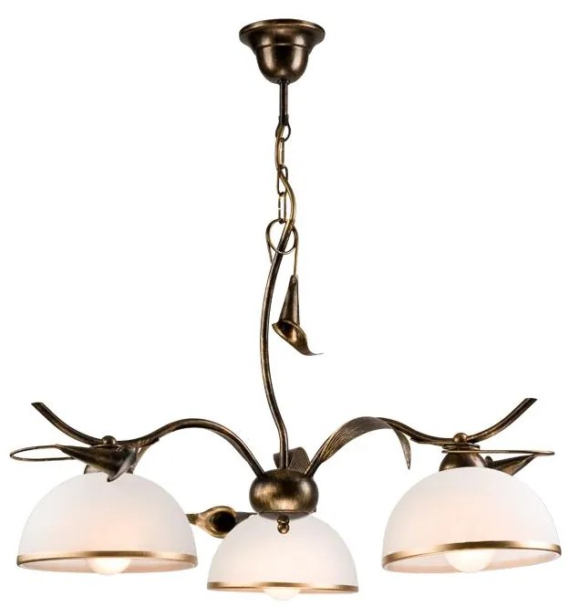 Csillár láncon KALIA 3xE27/60W/230V