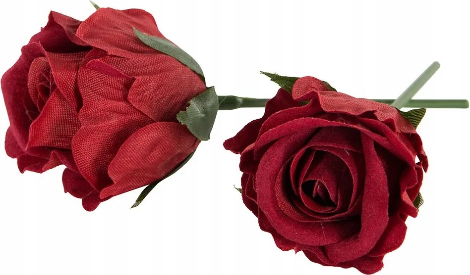 2 db Műrózsa nádhoz Piros átm. 4cm