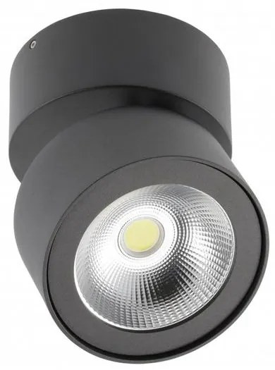 Lámpa Mennyezeti BIANCO 15W 1500lm, AC220-240V, 50/60 Hz, PF>0,5, Ra≥80, IP20, IK06, 36°, 4000K, kör, fekete