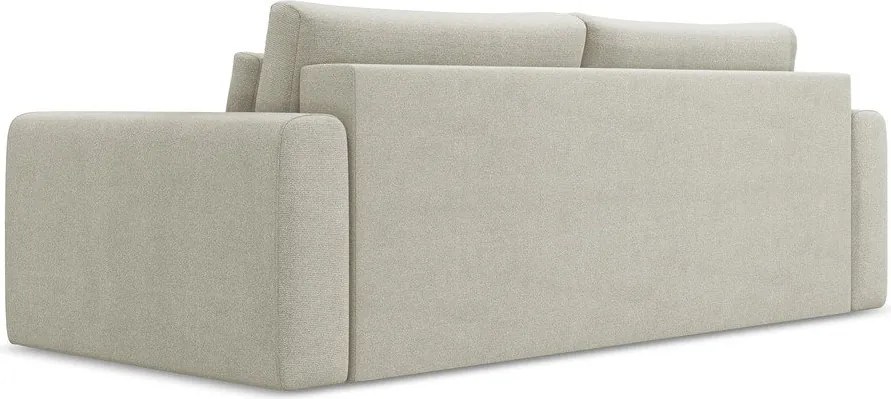 Bézs kinyitható-tárolóhelyes kanapé 238 cm Kapua – Makamii