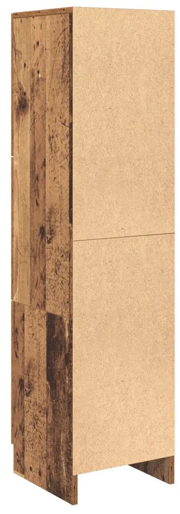 Magas Tároló Régi fa 31,5 x 32 x 124 cm Faanyag