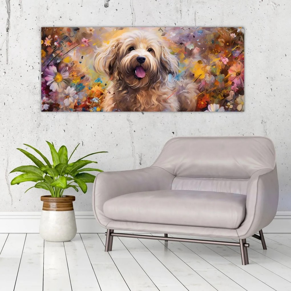 Kép - Happy Dog II. (120x50 cm)