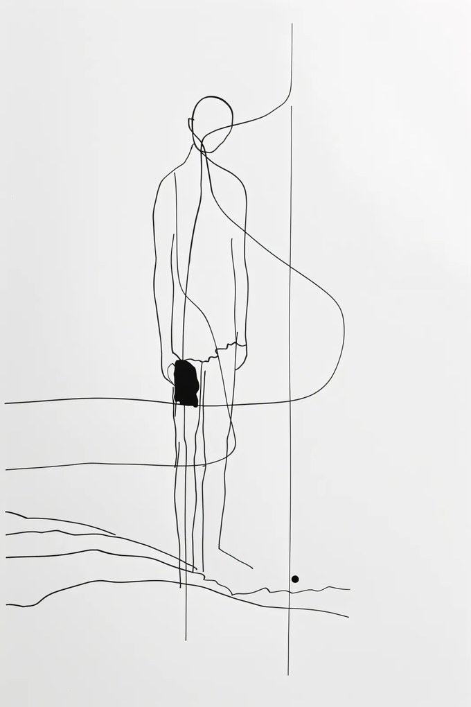 Poszter 40x60cm Magányos vándorlás