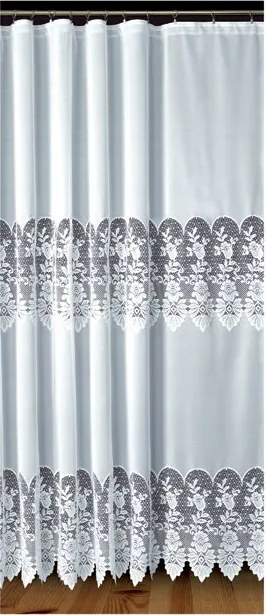 Mg Függöny 1061 fehér 250x250 készre szerelt M szalaggal