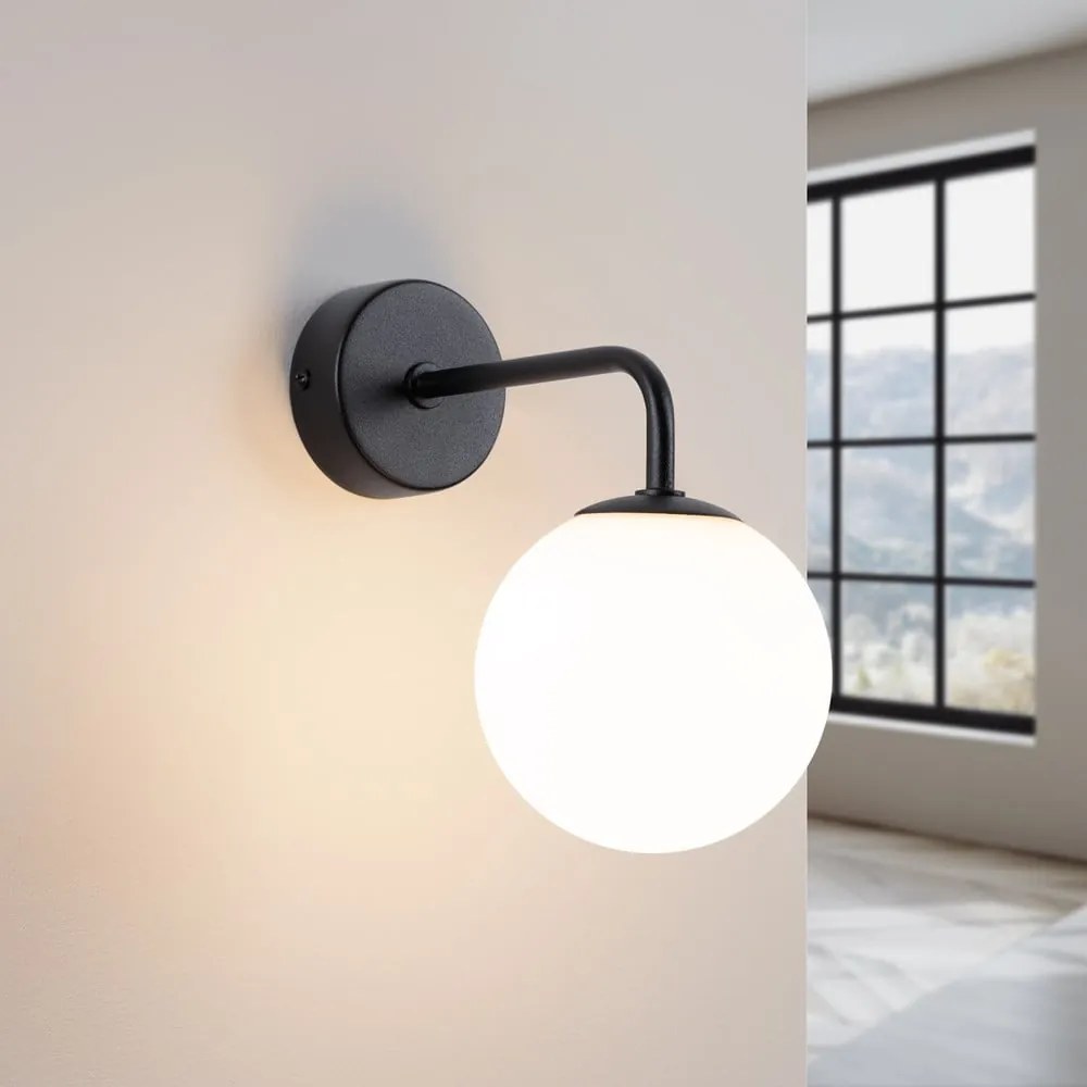 Fekete-fehér fali lámpa Beam – Nice Lamps
