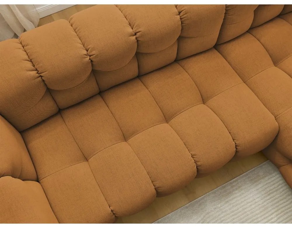 Okkersárga sarokkanapé (jobb oldali) Cloud – Bobochic Paris