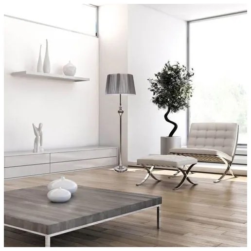 Állólámpa GILLENIA 1xE27/60W/230V ezüst