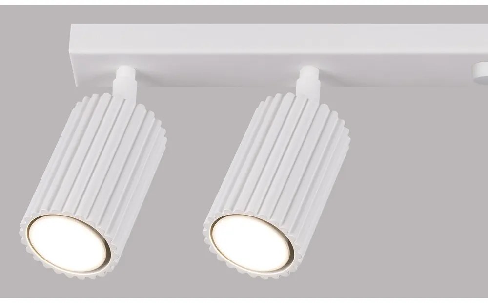 Fehér spotlámpa 6,5x117 cm Gleam – Sollux