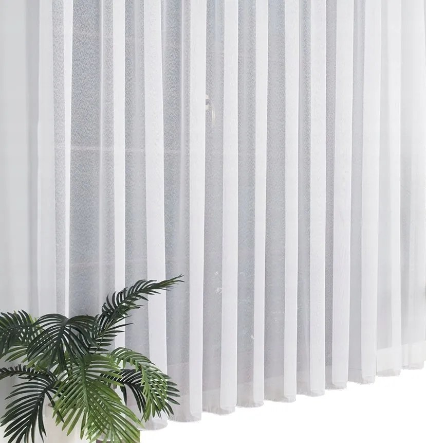 Kész Török Függöny Napellenző Ólommal 200 x180 Optikai Fehér