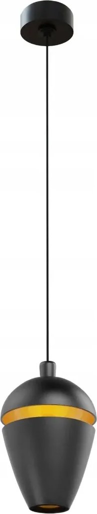 LED-es függőlámpa fekete arany spot asztal fölé bár sziget 3000K Maxlight