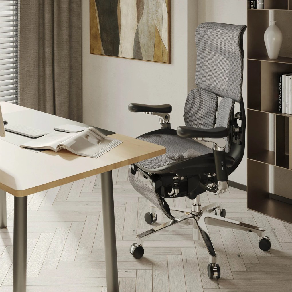 Prémium ergonomikus irodai szék lábtartóval fekete Premium Normal Size: Diablo V-Kinetic
