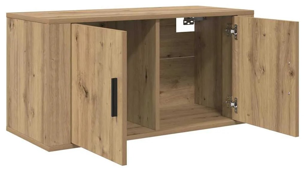 vidaXL Fali TV szekrény szett 3 pcs Artisan tölgy 80 x 34,5 x 40 cm