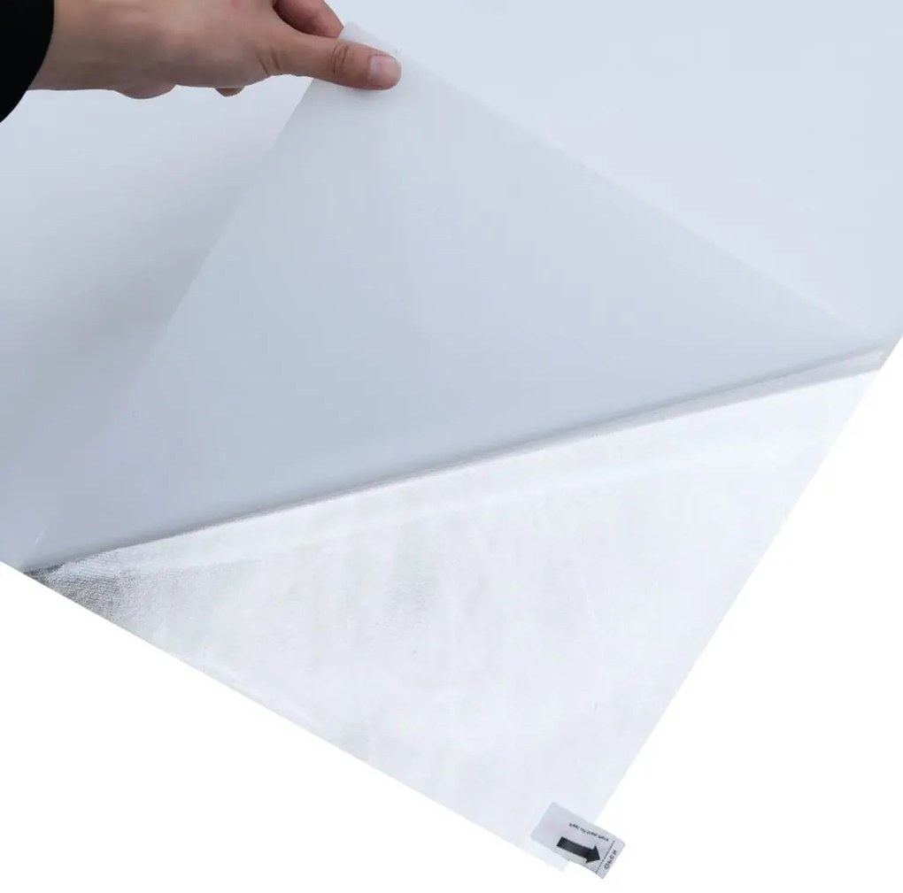 matt fehér PVC statikus ablakfólia 60 x 2000 cm