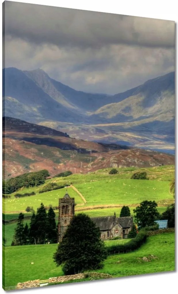 Festmények 70x100 Hegyi tájkép